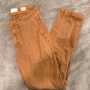 Anthropologie Women's Brown Straight Leg Pants